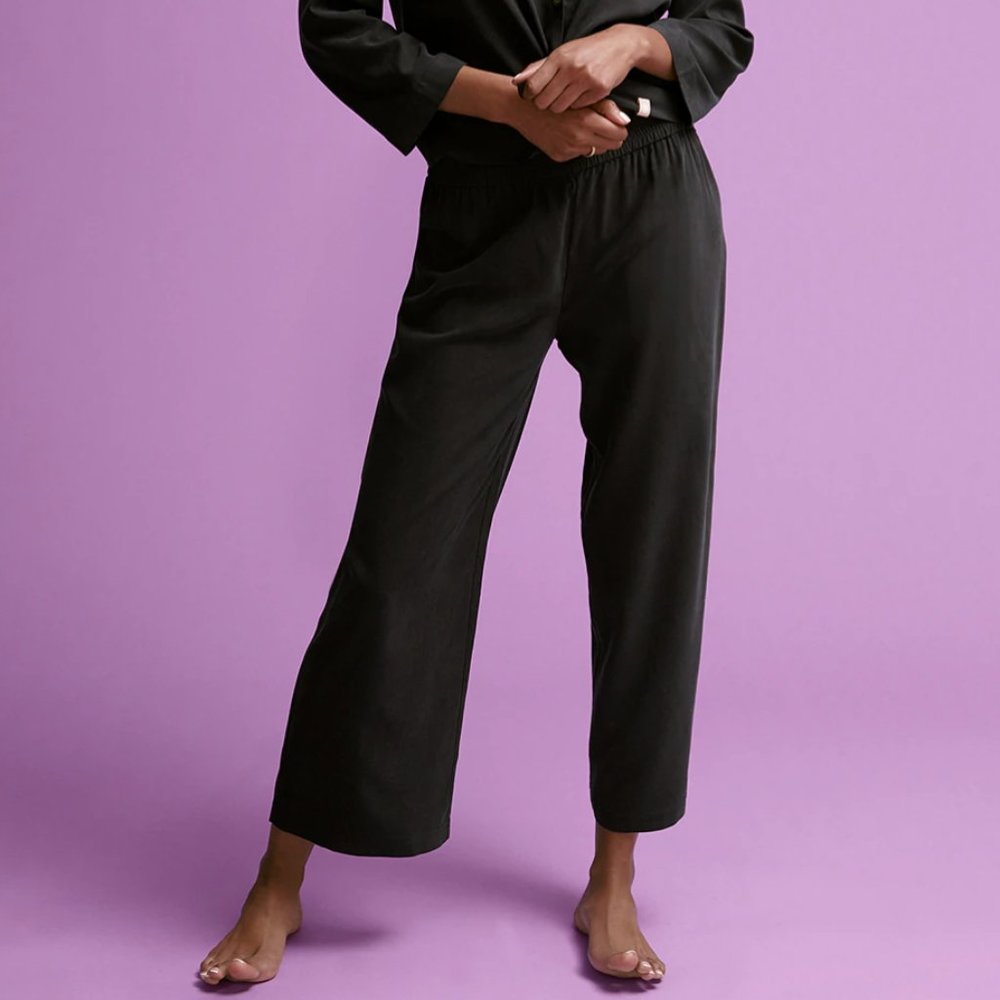 Washable Silk Wide Leg Pant, ThirdLove NWT Large